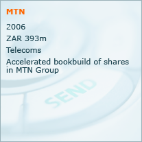Accelerated bookbuild of shares in MTN Group