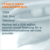 Marlow led a R58 million second-round financing for a telecommunications services provider